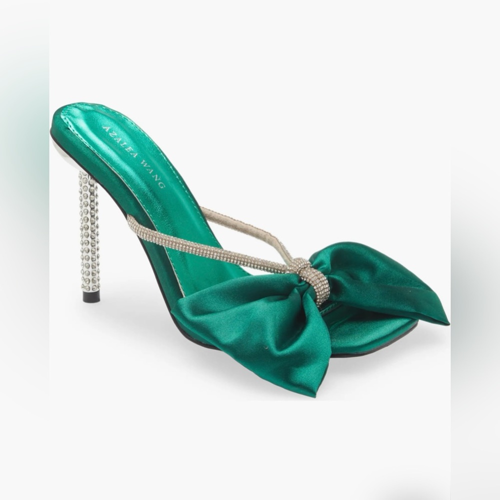 AZALEA WANG Tatum Bow Slide Sandal